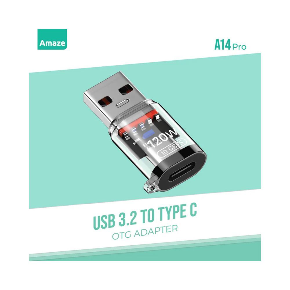 Amaze USB 3.2 TO TYPE C OTG Adapter | A14 Pro
