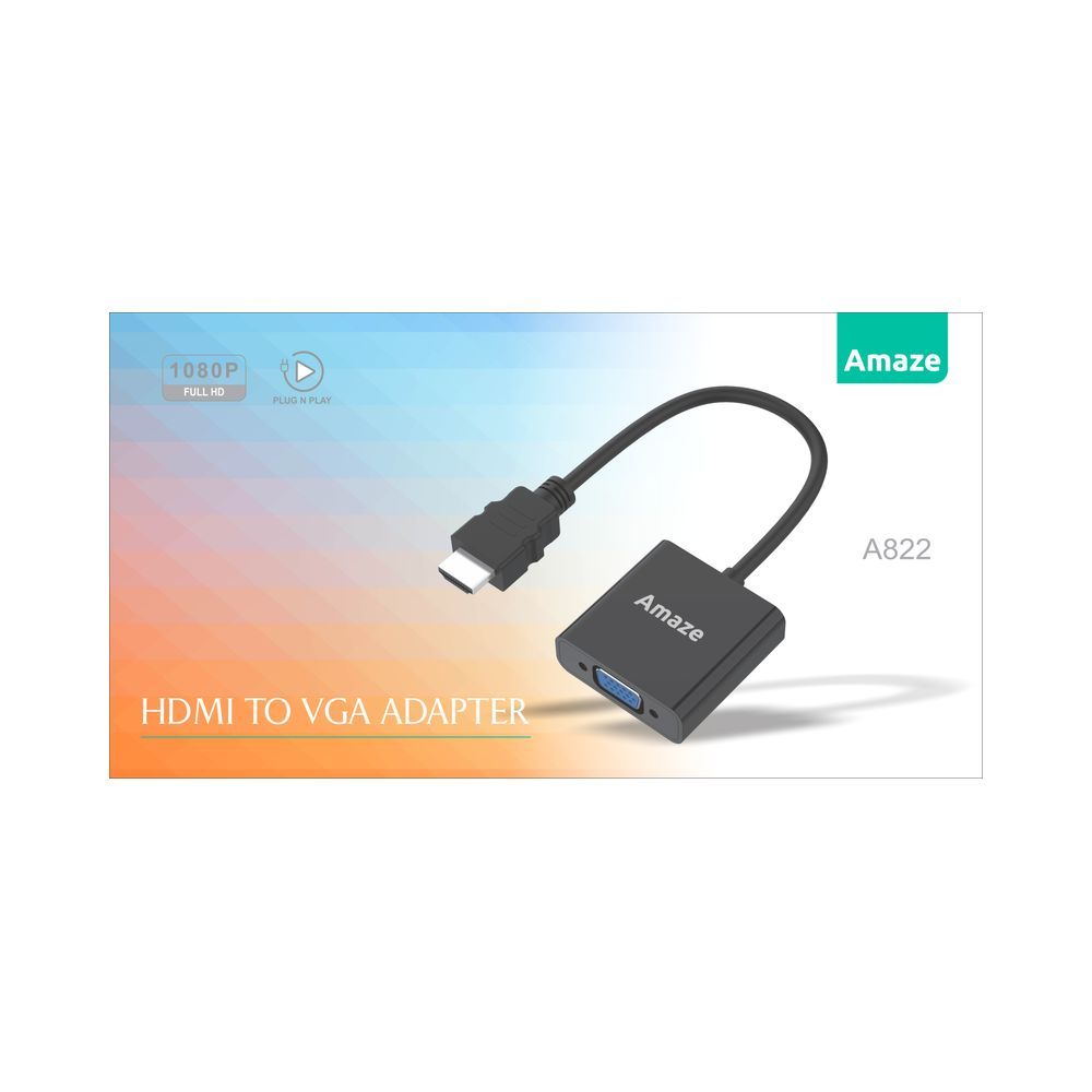 Amaze HDMI to VGA Adpter