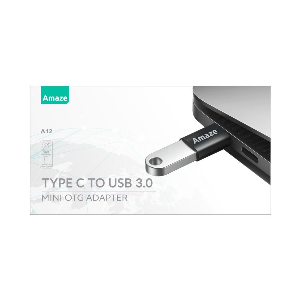 Type C to USB 3.0 Mini OTG Adapter